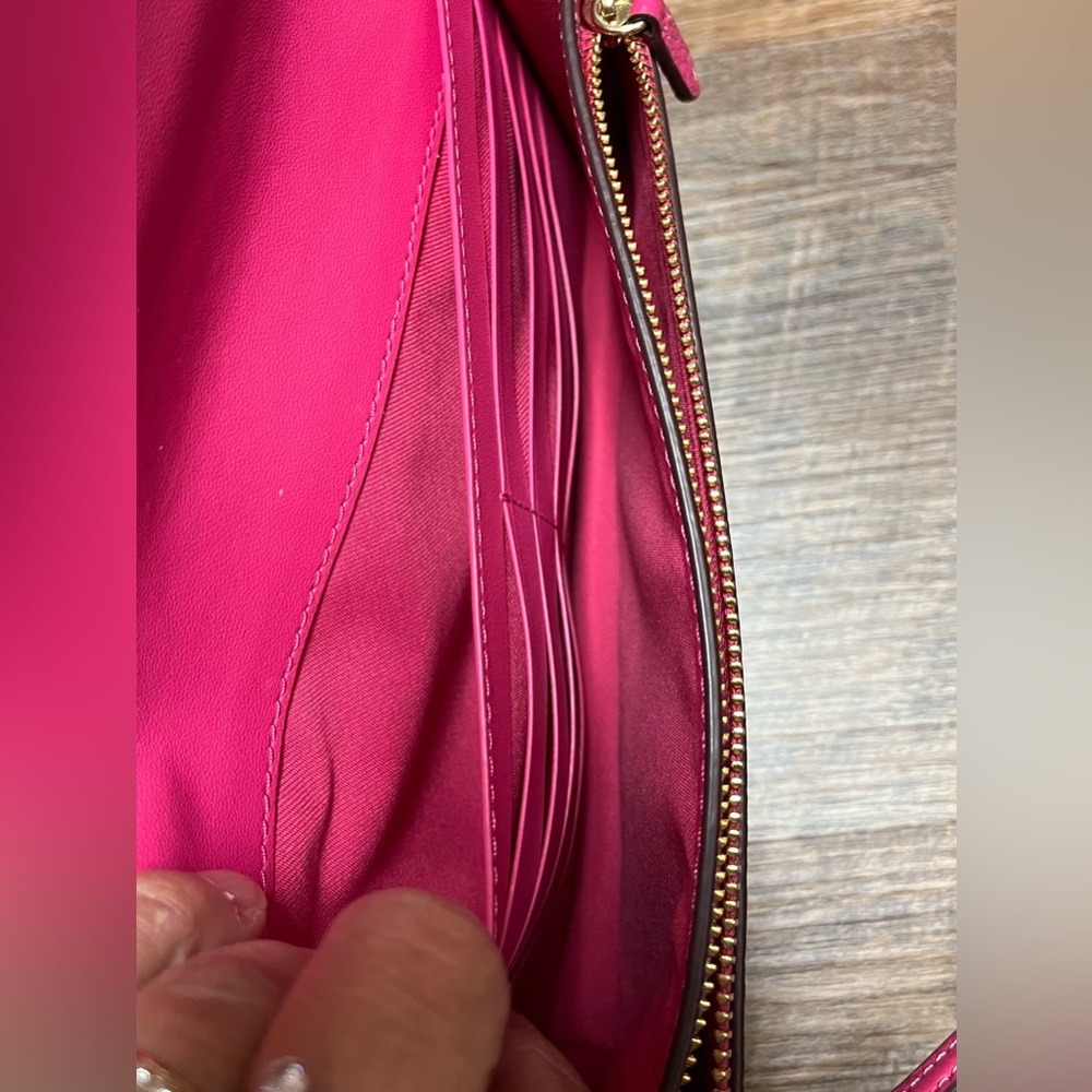 Coach Fold Over Crossbody Bag - Picture 9 of 12